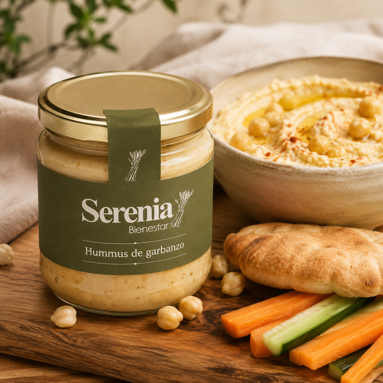 Hummus de garbanzo
