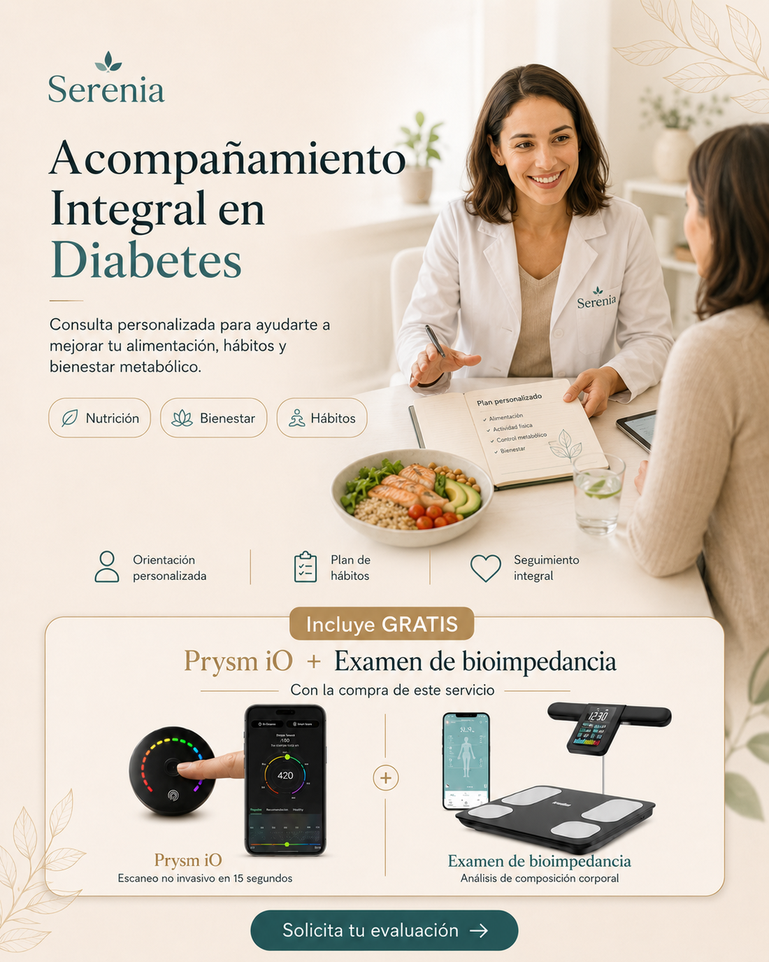 Orientación Nutricional para personas con diabetes