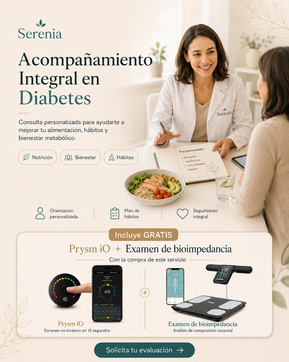 Orientación Nutricional para personas con diabetes