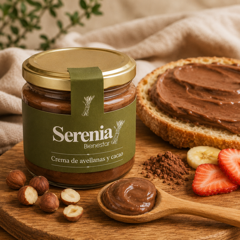 Crema de avellanas y cacao