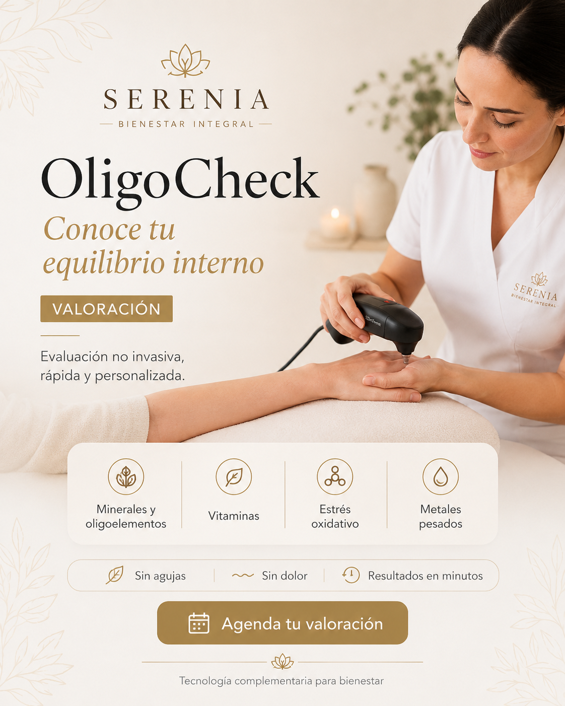 Escaner Oligochek con interpretación