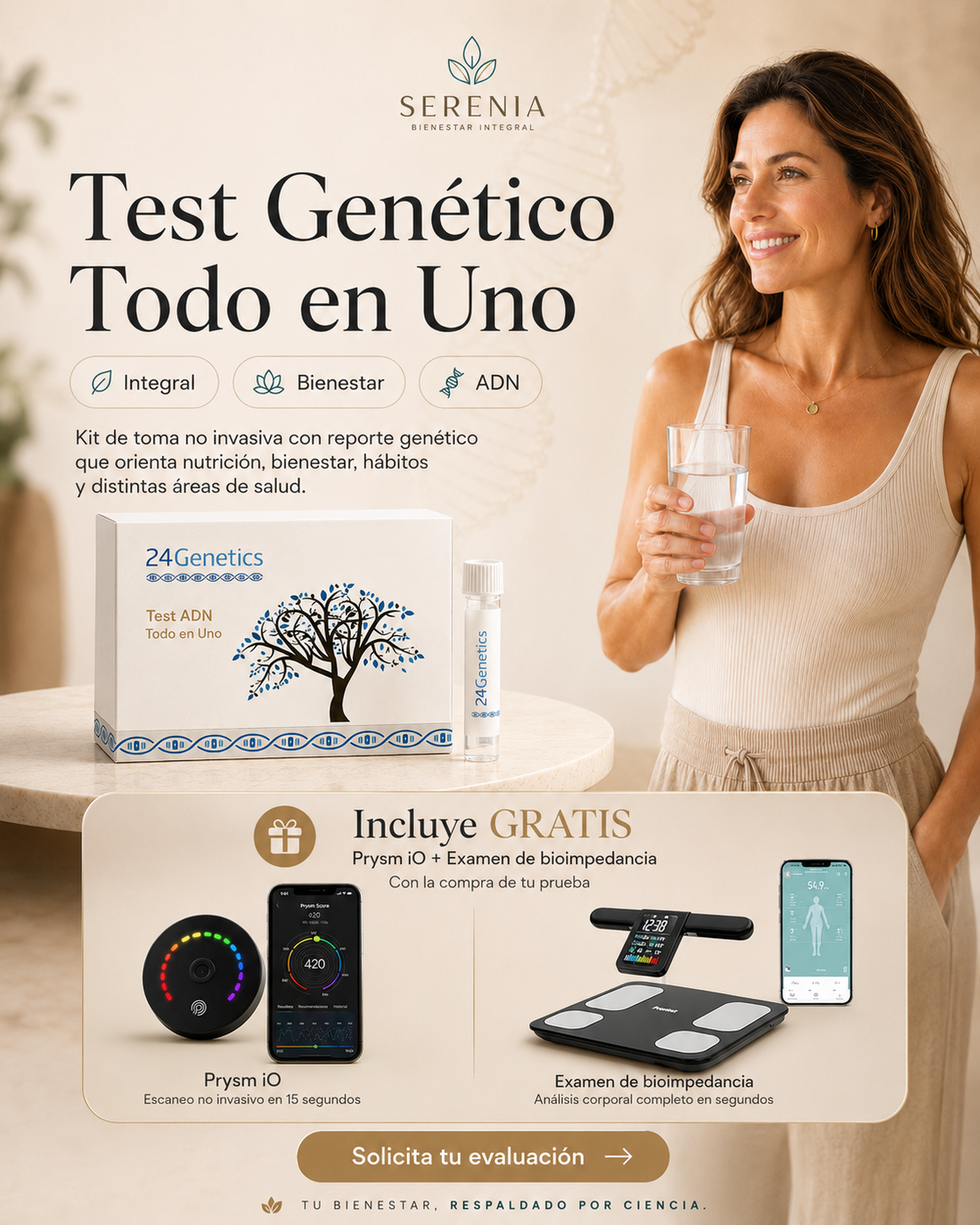 Test genético todo en uno